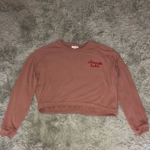 A’gaci long sleeve crop top